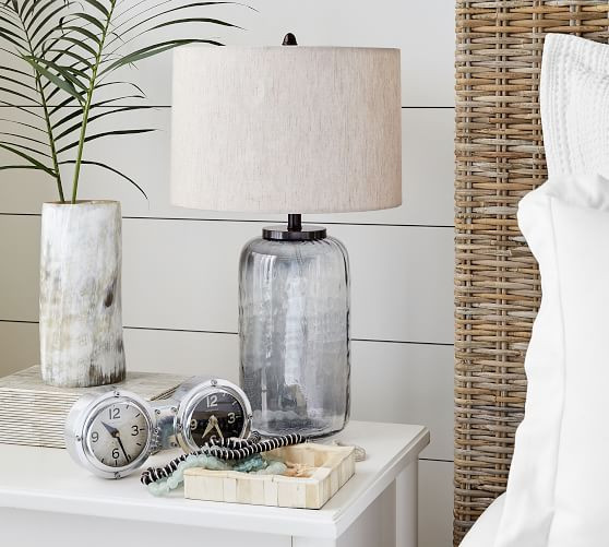 Alana Glass Table Lamp | Pottery Barn (US)