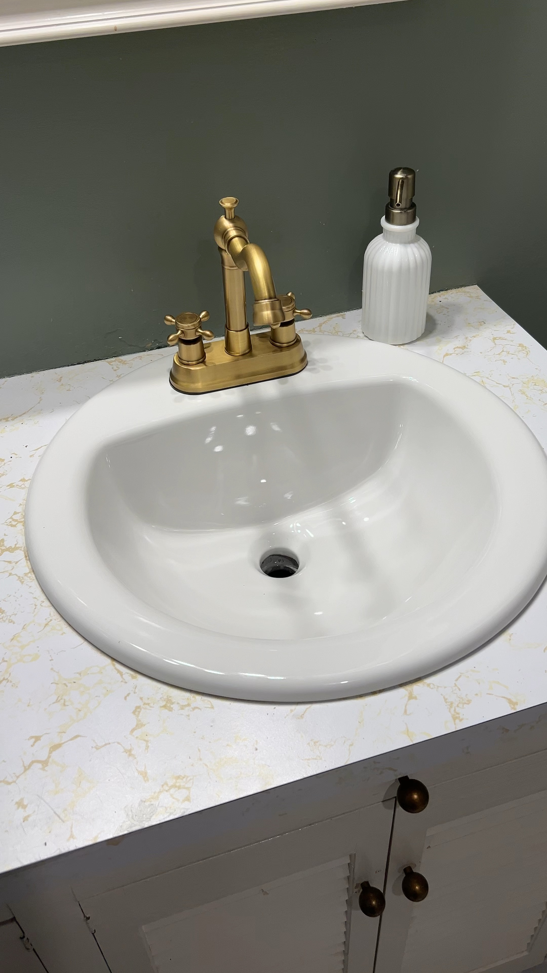 Budget friendly bathroom upgrades! This new sink was only $40 and the faucet was under $50! 

#LTKFindsUnder50 #LTKHome
