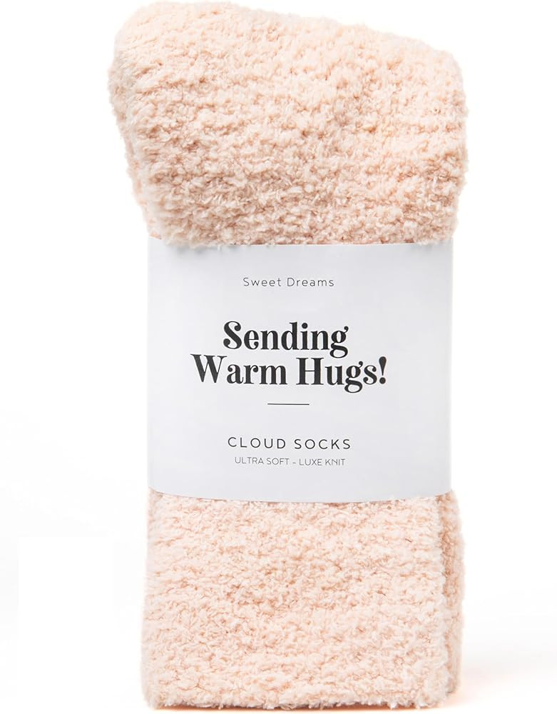 Unboxme Gifts Warm & Cozy Ultra-Luxe Cloud Sock for Women & Men - Super Soft Luxurious Fabric Sle... | Amazon (US)
