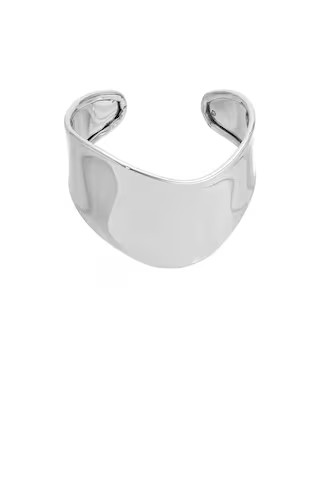 Ettika Smooth Cuff Bracelet in Silver from Revolve.com | Revolve Clothing (Global)
