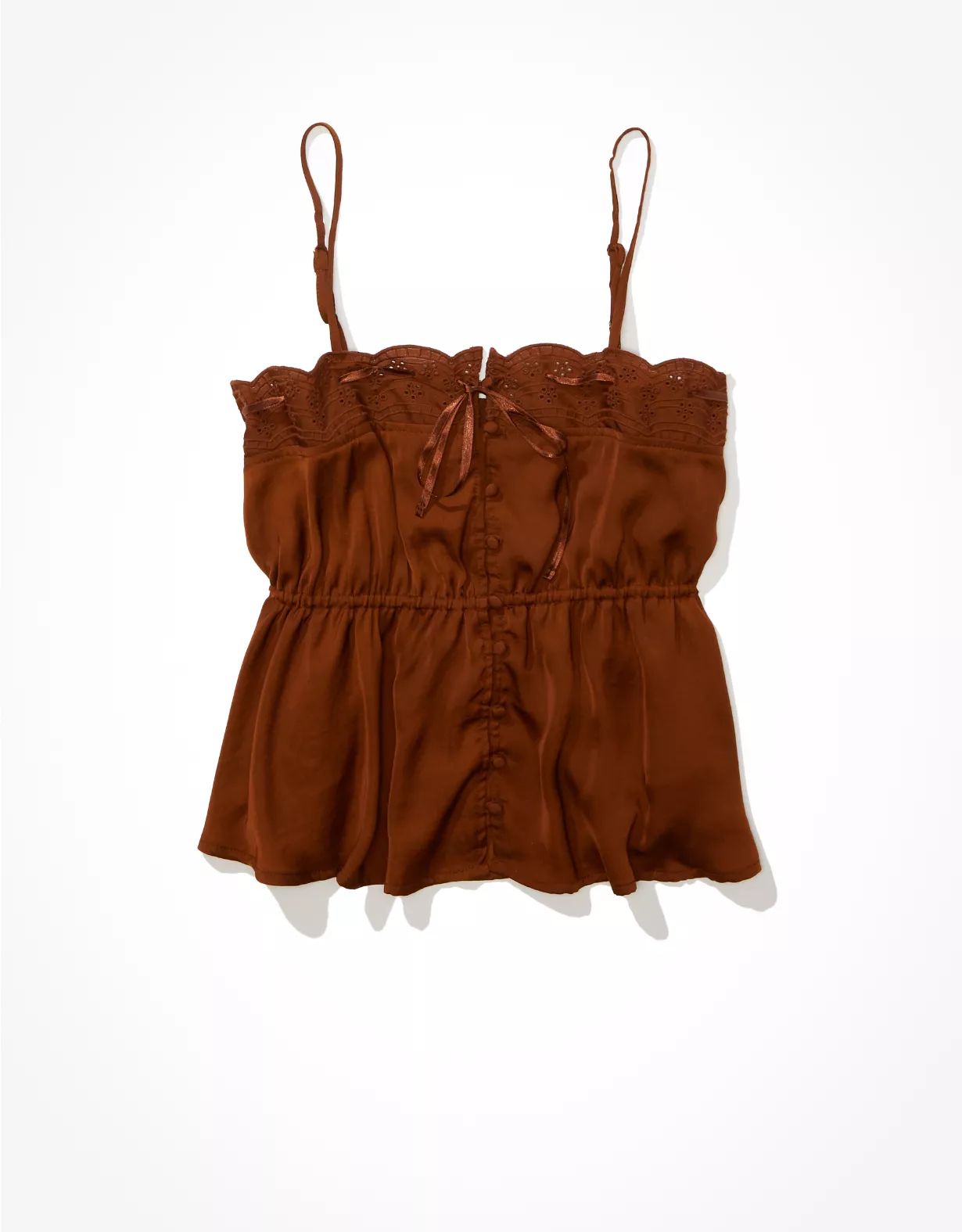 AE Lace Babydoll Tank Top | American Eagle Outfitters (US & CA)