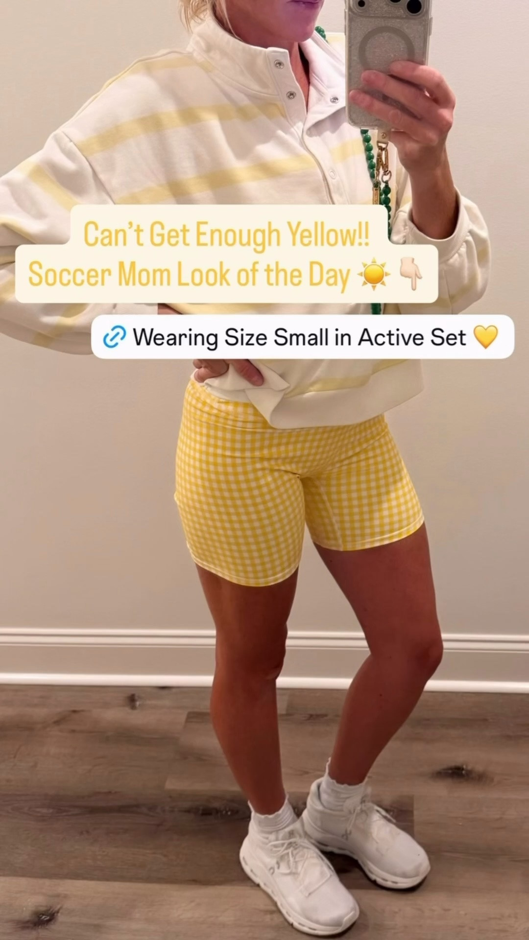 Soccer Mom Look of the Day!! 💛⚽️

Also Linked… My Highly Recommended Undies, PERFECT for Biker Shorts & Everyday Wear!

Wearing Size Small in Active Set, Everything Runs TTS!

#LTKootd #LTKmomlife #LTKActive