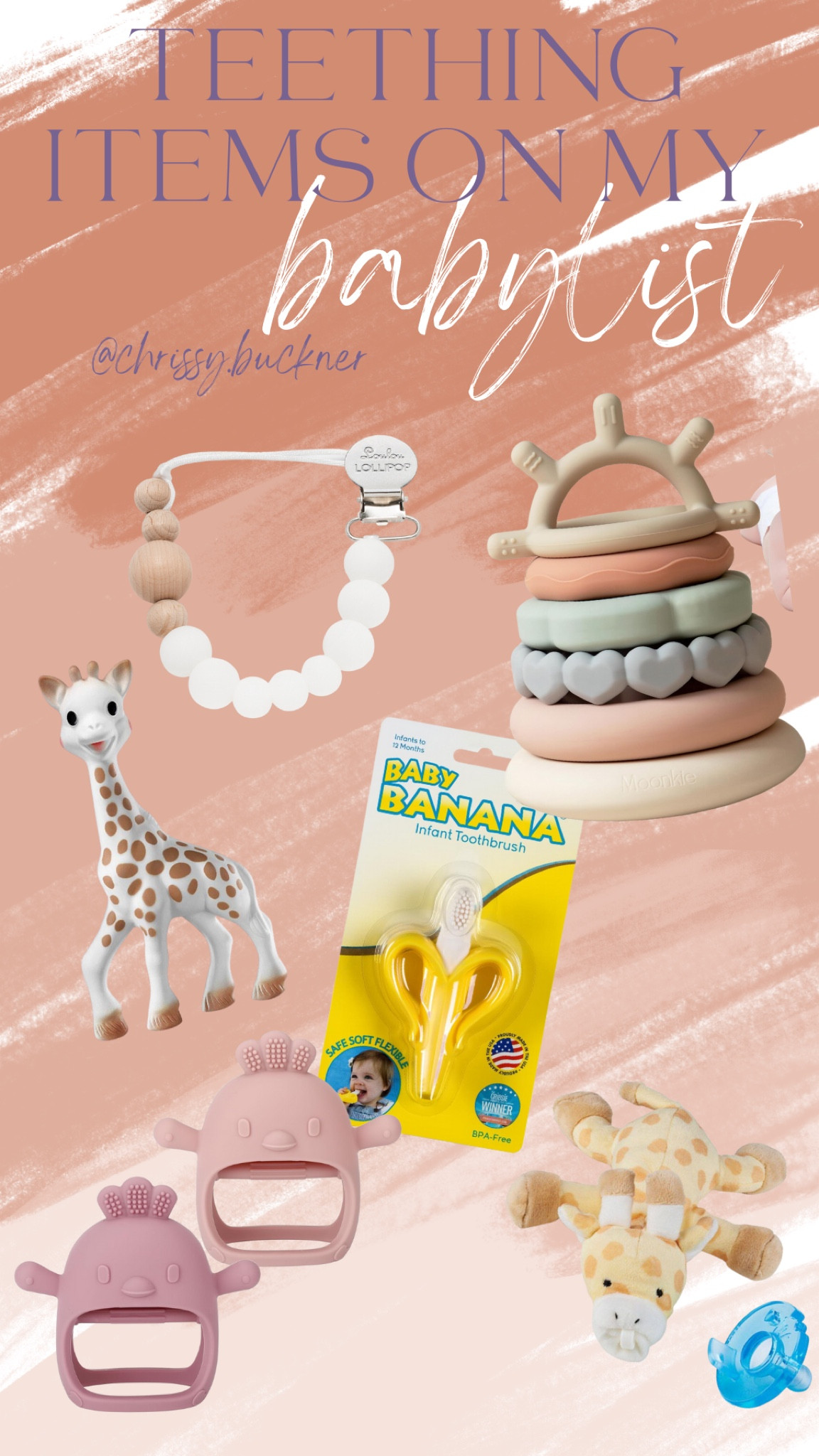 Baby teething items from a dental hygienist 🦷

#LTKCyberWeek #LTKbump #LTKbaby
