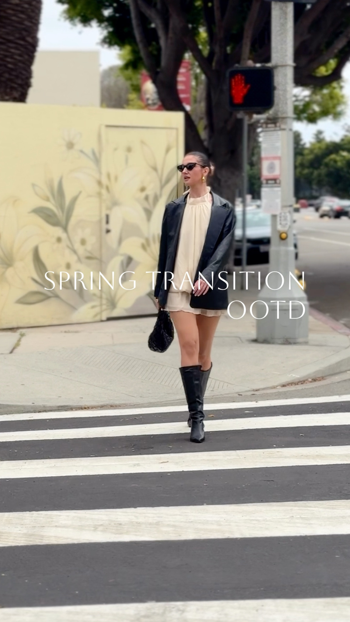 spring reset energy in an outfit 🤍

lightweight cream mini dress + oversized black leather blazer is my go to for spring transitional outfits… still airy but grounded. paired with knee high boots for that clean, elevated silhouette that works from coffee to dinner.

perfect for: spring outfit ideas, spring transitional outfits, brunch outfits, casual date looks, chic everyday style, neutral feminine outfits

#LTKTall #LTKSeasonal #LTKootd