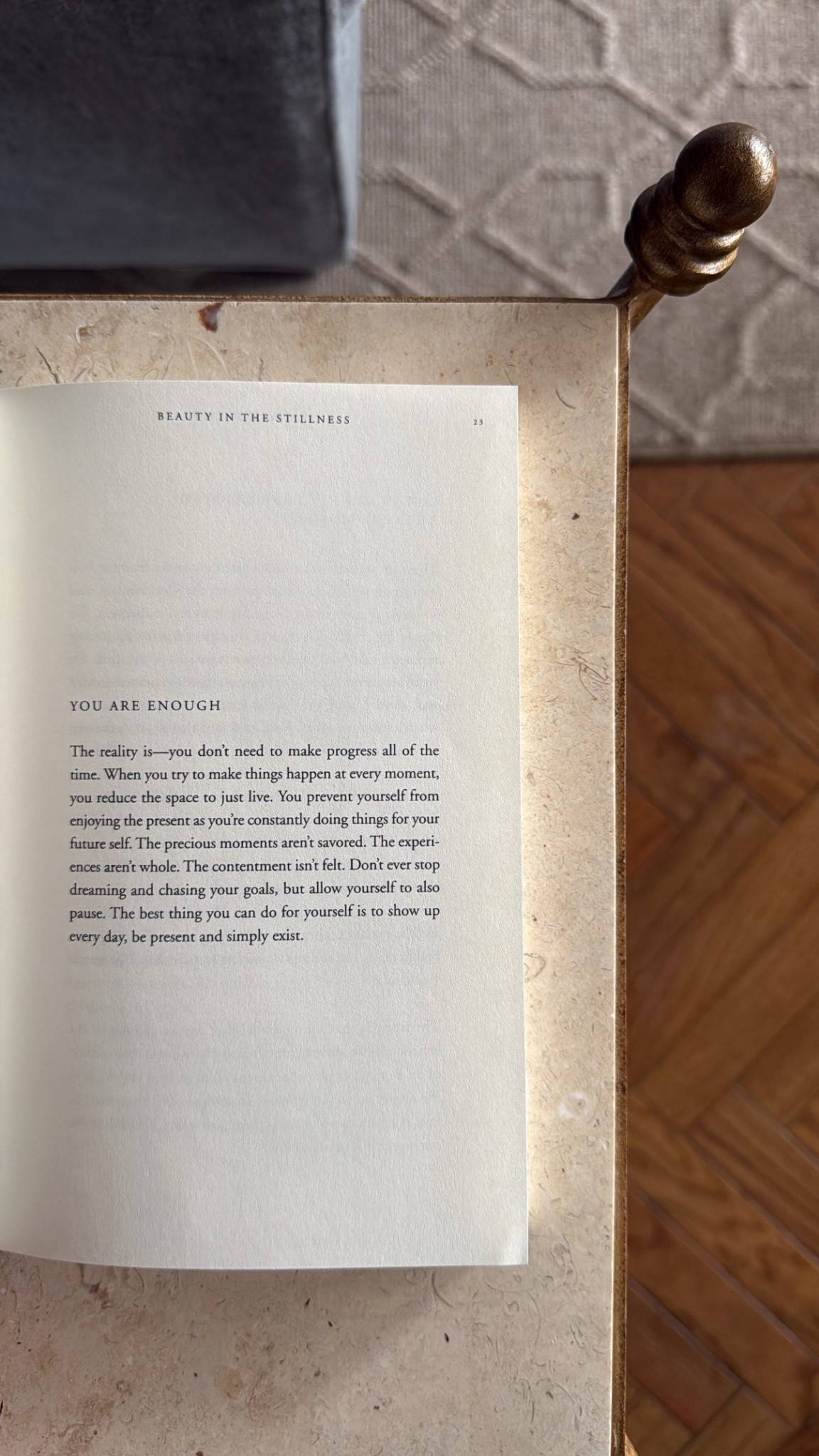 THIS book of poems, wise words, and reflection was my favorite in 2025… repeating the reading again this year. It’s really good- 10/10.

#LTKselfcare #LTKmorningroutine