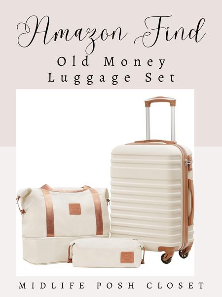 60% OFF Old Money Luggage Set - Amazon Find!

#LTKSeasonal #LTKtravel #LTKsalealert