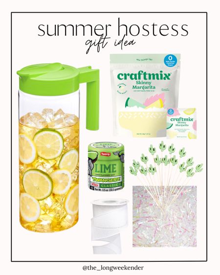 Summer hostess gift idea! Just add some mini bottles of tequila for a “Make your Own Skinny Margarita!”

Gift idea, hostess gift, gifts for her, summer gift idea 

#LTKGiftGuide #LTKParties