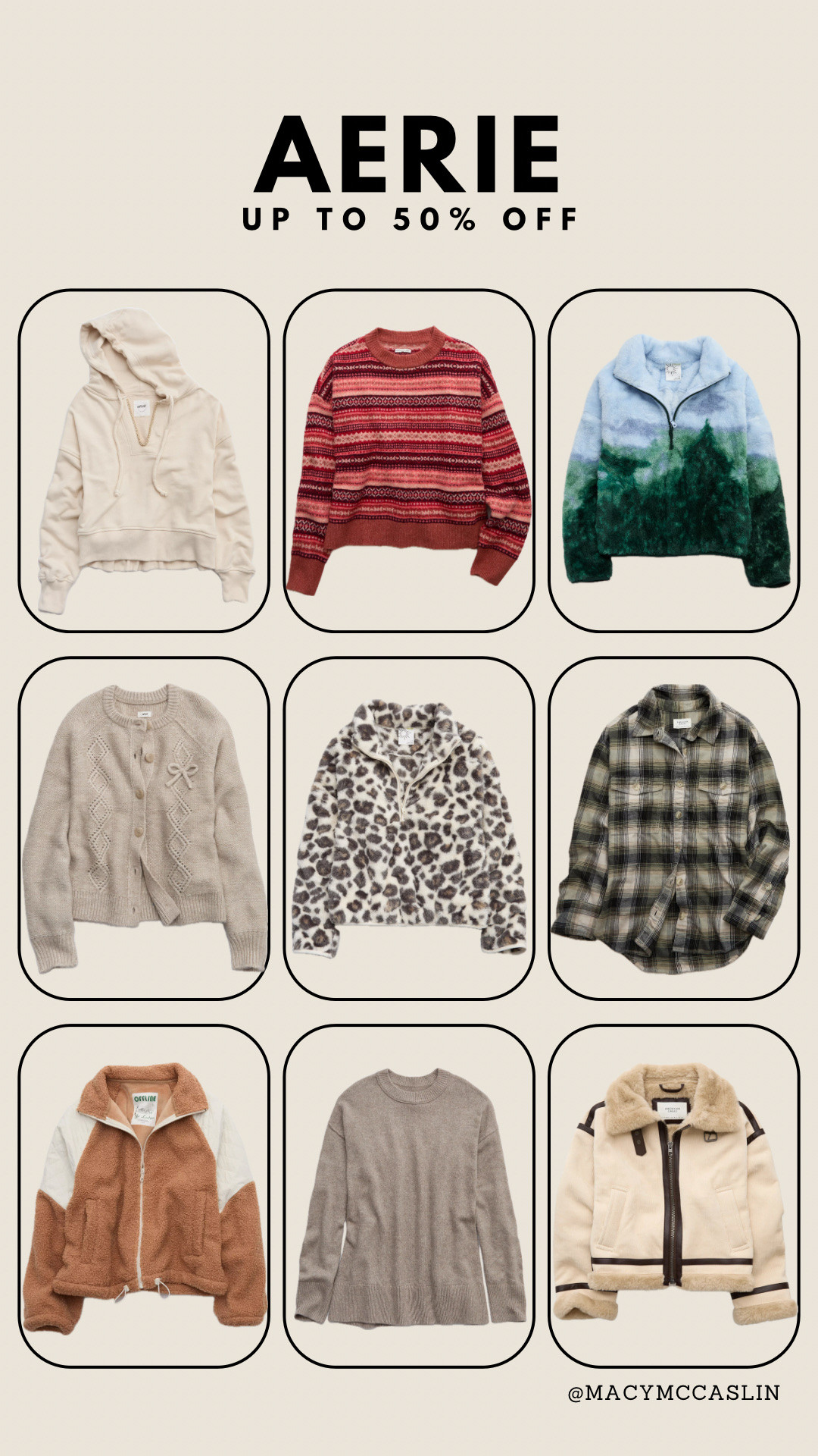 Aerie — up to 50% off!!

Fall fashion, fall outfit, winter fashion, winter outfit, sweater

#LTKFindsUnder50 #LTKStyleTip #LTKSaleAlert