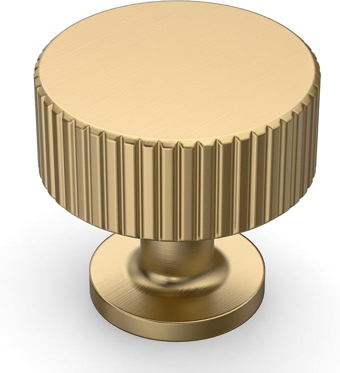 Amerdeco 10 Pack Champagne Bronze Cabinet Knobs Single Hole Cabinet Pulls 1 Inch Drawer Knobs and... | Amazon (US)