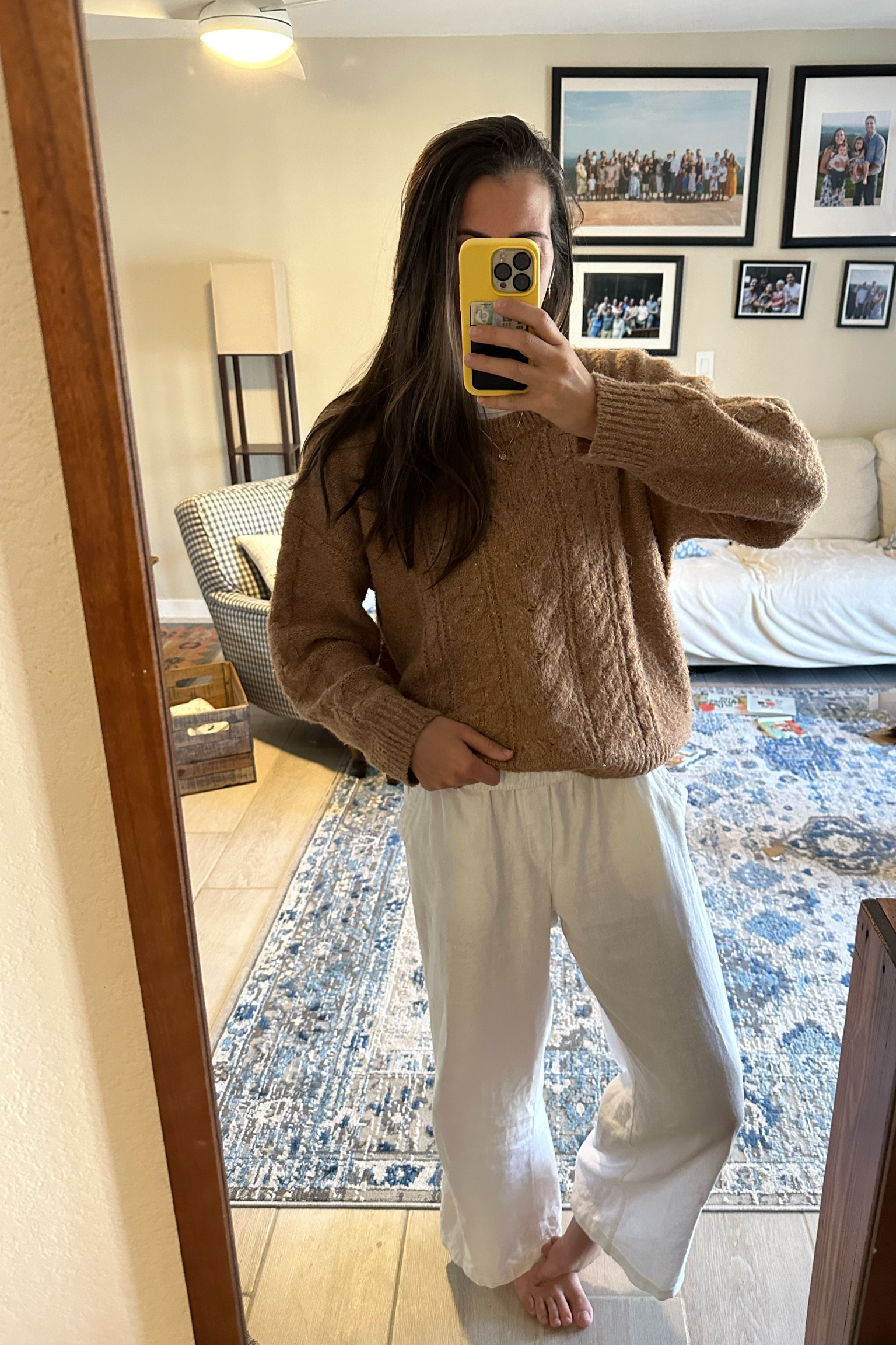 Comfy day for this momma in my favorite linen pants and oversized sweater!
Old navy, old navy fashion, transitional fashion piece, fall fashion, winter fashion, coastal fashion
#LTKfamily

#LTKSeasonal