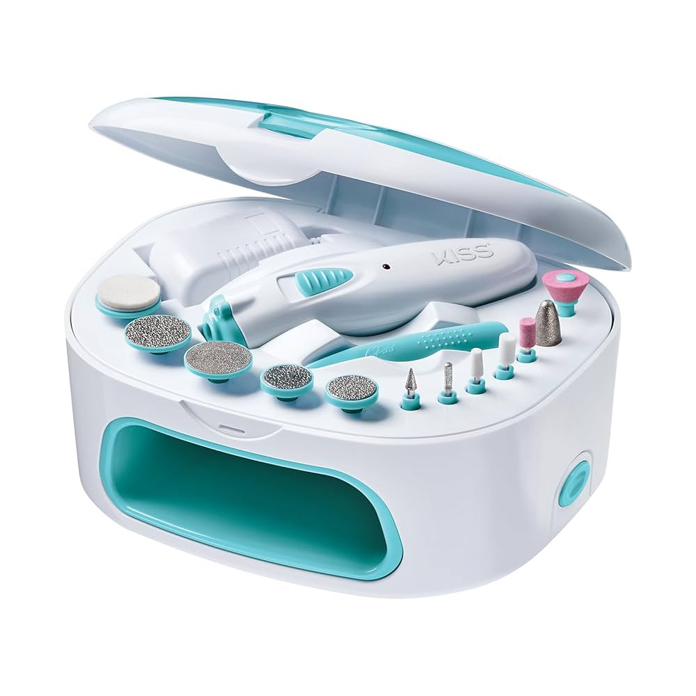 KISS Professional, Electric Nail Drill/Electric Nail File & Nail Dryer System, Includes 12 attach... | Amazon (US)