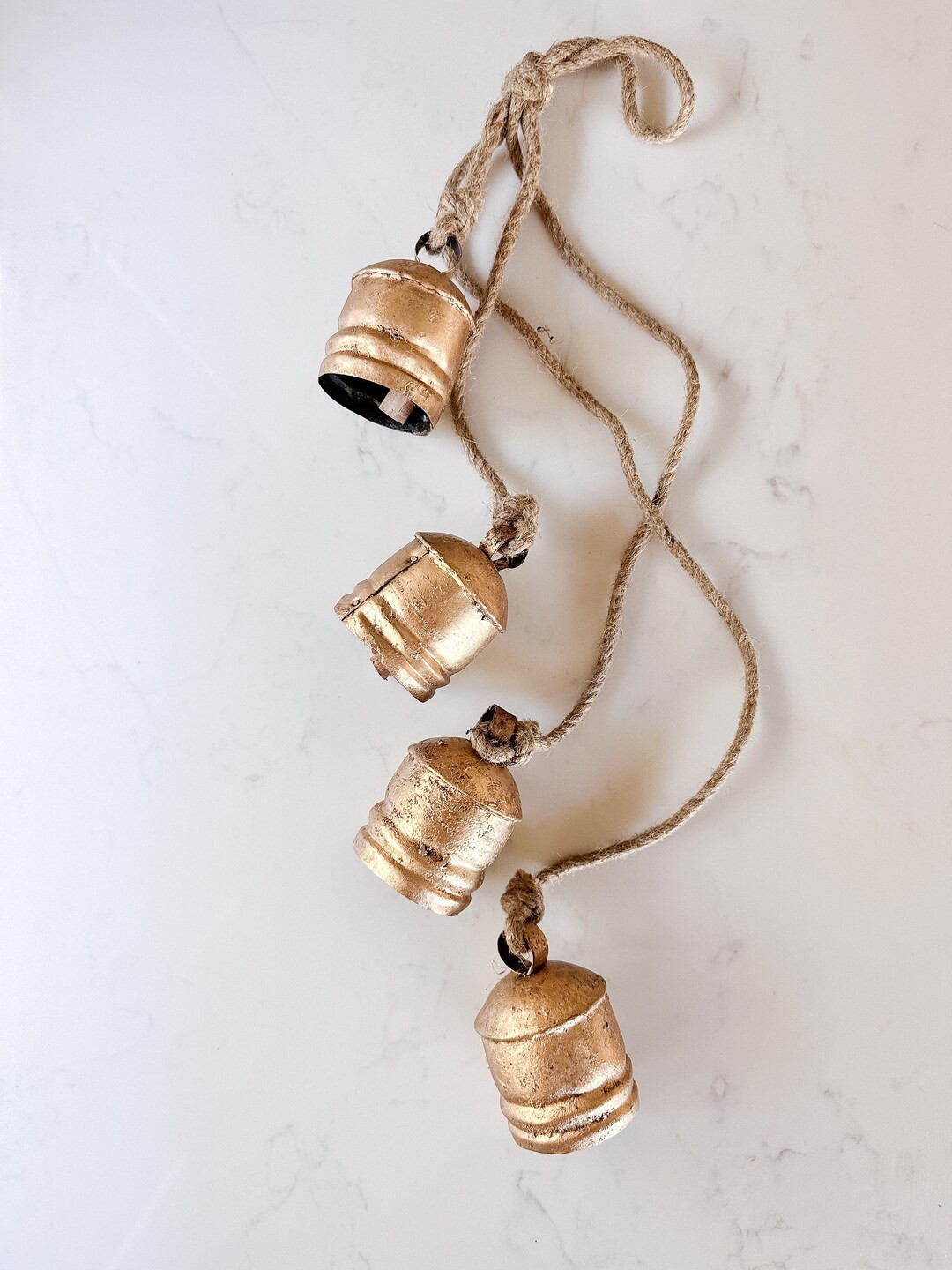 Gold Noah Bells Holiday Door Hanger Home Decor Accent - Etsy | Etsy (US)