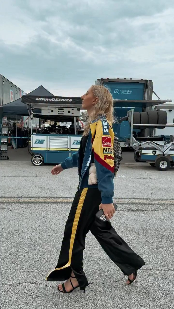 I’m only interested in walking down the aisle if it leads to a starting grid. 🏁🏎️ #PaddockPass #GirlsWhoLoveCars #RacingLife #TrackDay #Motorsport