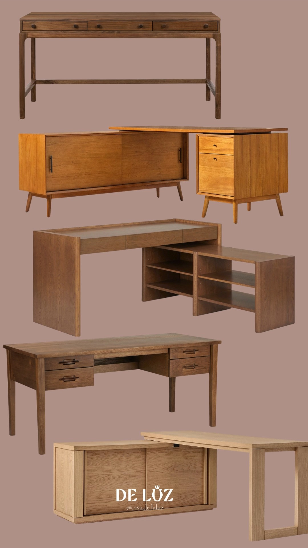 Rounded up some of my favorite wood desks—warm tones, clean lines, and some L-shaped beauties for those of us who spread out just a little when we work.

Whether you're styling a corner office or carving out space in your living room, these options are functional and easy on the eyes. 

#wooddesks #homeofficestyle #desksetup #ltkhome #interiorcurated

 

 #LTKHome