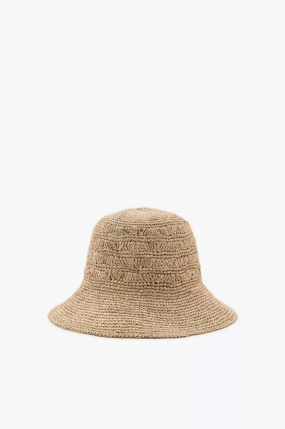 BRAIDED RAFFIA HAT | Zara US