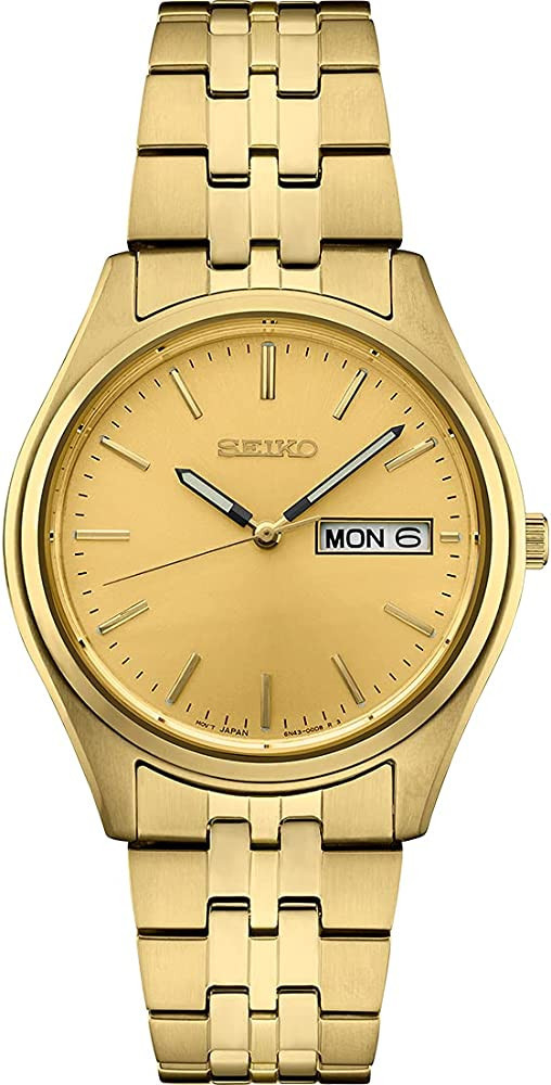 SEIKO Mens Essential SGP Champagne | Amazon (US)