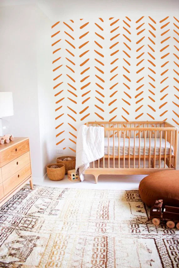 Stripes Decal   Strip Wall Decal Hand Drawn Stripes Decal | Etsy | Etsy (US)