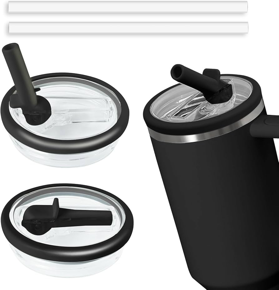 2pcs Leakproof Lid with Straw for Stanley 40oz Replacement,No Spill Lid for Stanley Quencher,Cup ... | Amazon (UK)