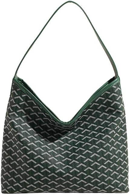 women's shoulder handbags Elegant Hobo Bag Large Purse Geometric pattern Tote Bag Brown color blo... | Amazon (US)