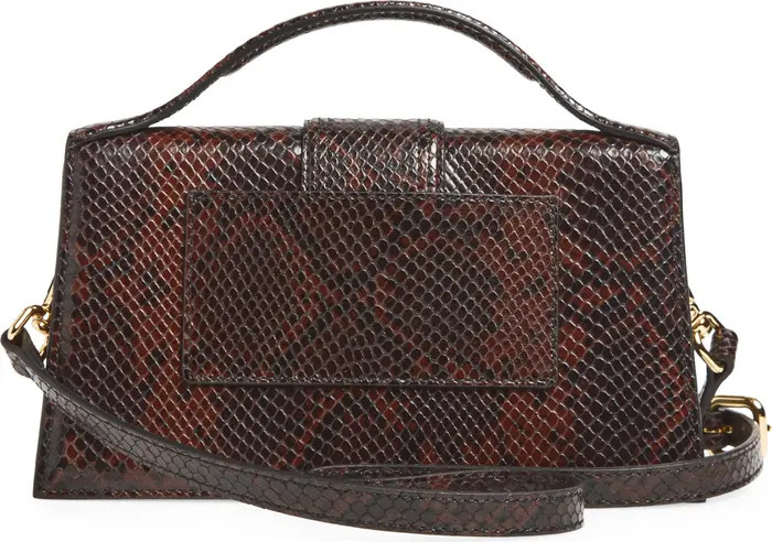 Le Grand Bambino Snakeskin Embossed Leather Shoulder Bag | Nordstrom