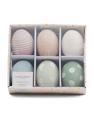 Set Of 6 Easter Eggs Decor | TJ Maxx