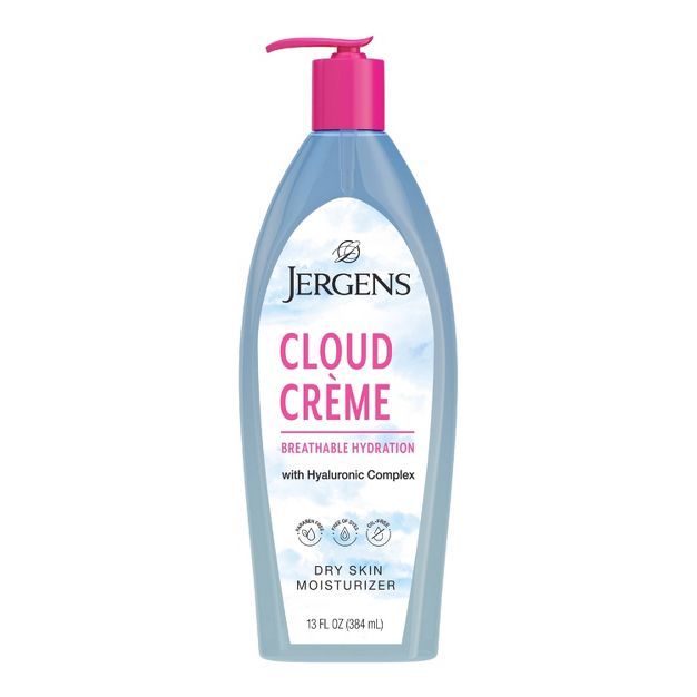 Jergens Cloud Crème Body Moisturizer, Breathable Hydration Body Lotion, Non-Greasy, Fast-Absorbi... | Target