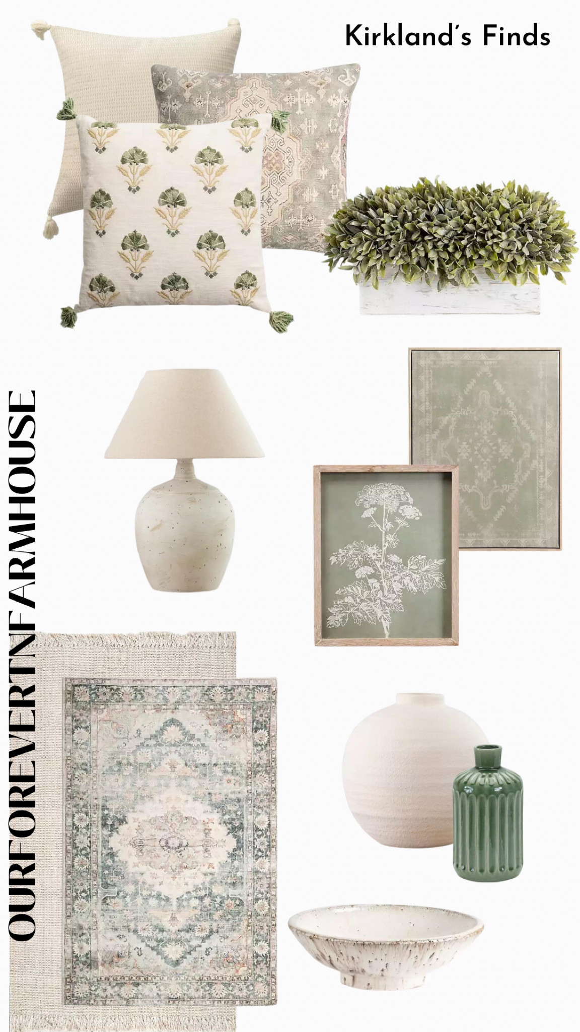 Sage green spring finds for home decor

#LTKhome
