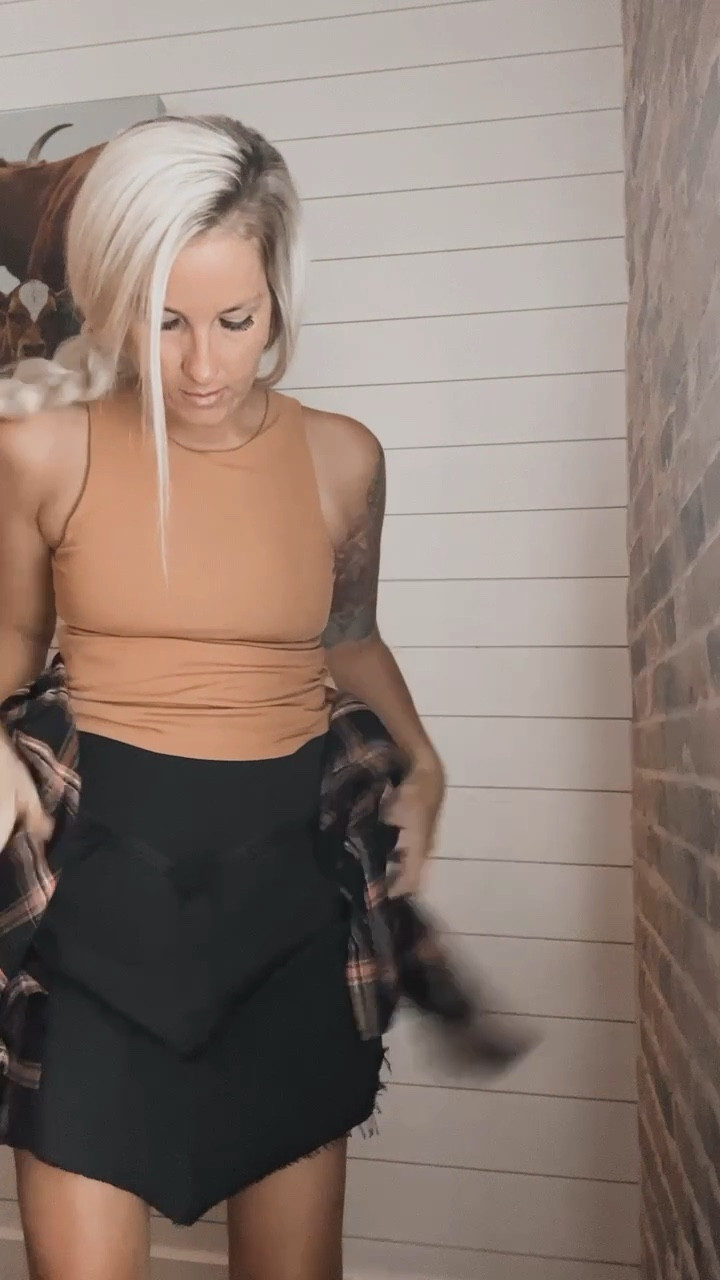 The perfect fall outfit! 
Skirt & flannel linked, similar tops linked. 
Skirt available in white also. 

🎃🎃🎃🎃🎃🎃🎃🎃🎃

#LTKbeauty #LTKHalloween #LTKstyletip