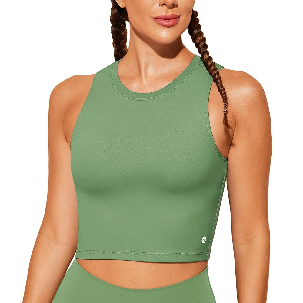 Natural Feelings Nudi Sports Bras for Women Removable Padded Yoga Tank Tops Sleeveless Fitness Wo... | Amazon (US)