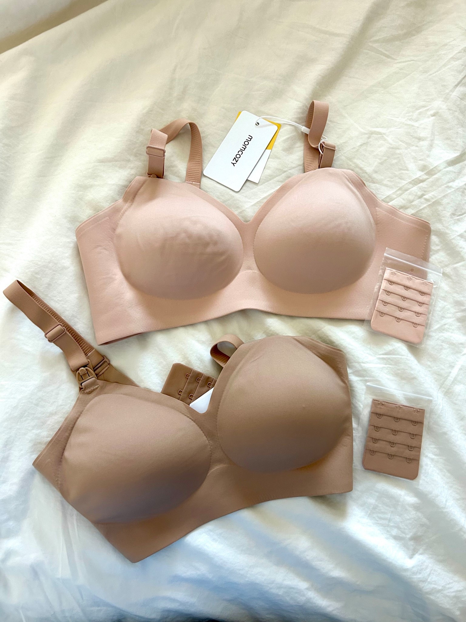 My favorite nursing bras with extenders! These are the momcozy bras and also linking one of my other favorites from Amazon 

#LTKBump