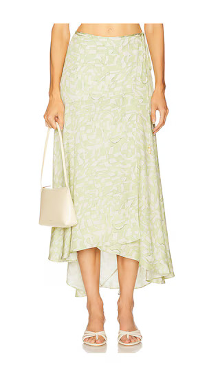 Alzena Skirt in Pistachio Mirage | Revolve Clothing (Global)