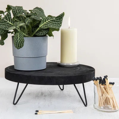 Aasha Decorative Wood Pedestal | Wayfair North America
