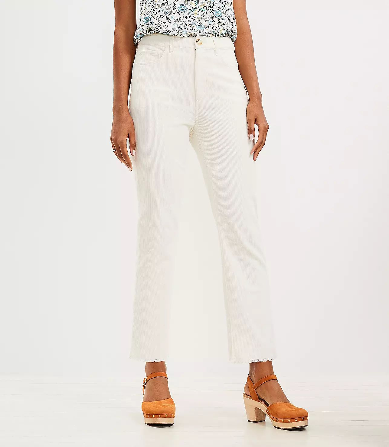 Petite Straight Corduroy Pants | LOFT