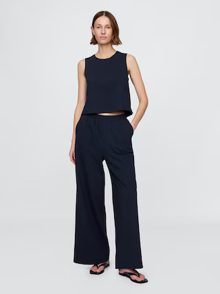 Organic Cotton Heavyweight Wide-Leg Pants | Gap (US)