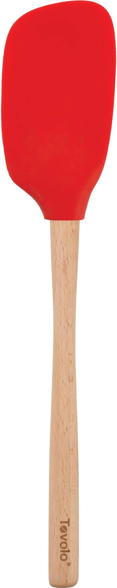 Tovolo Flex-Core Wood Handled Spatula, Easy Clean, Removable Head, Heat Resistant, Candy Apple Re... | Amazon (US)