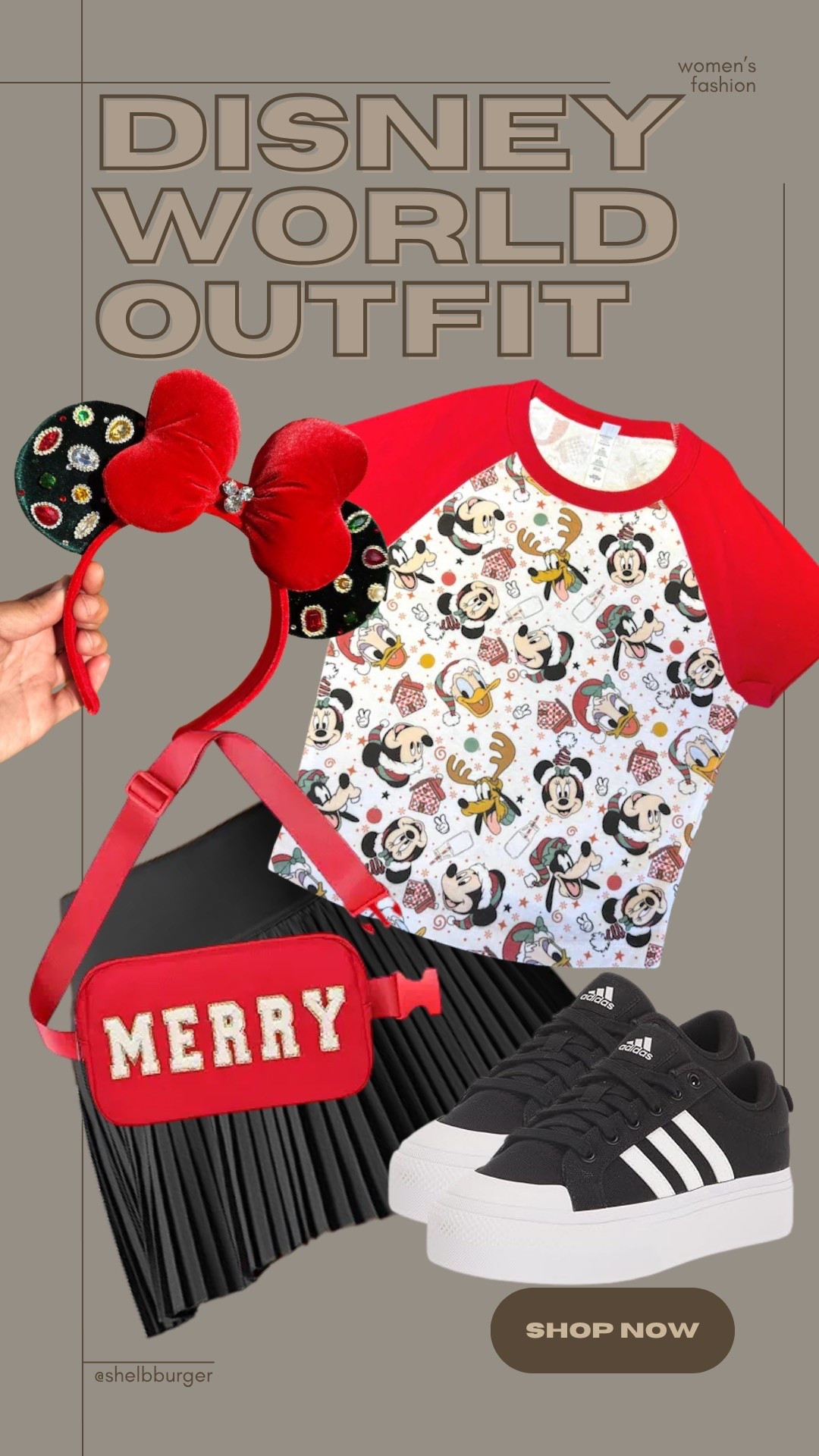 Disney World Christmas vacation outfit Mickey’s Very Merry Christmas Party Jollywood Nights 

#LTKFamily #LTKHoliday #LTKTravel