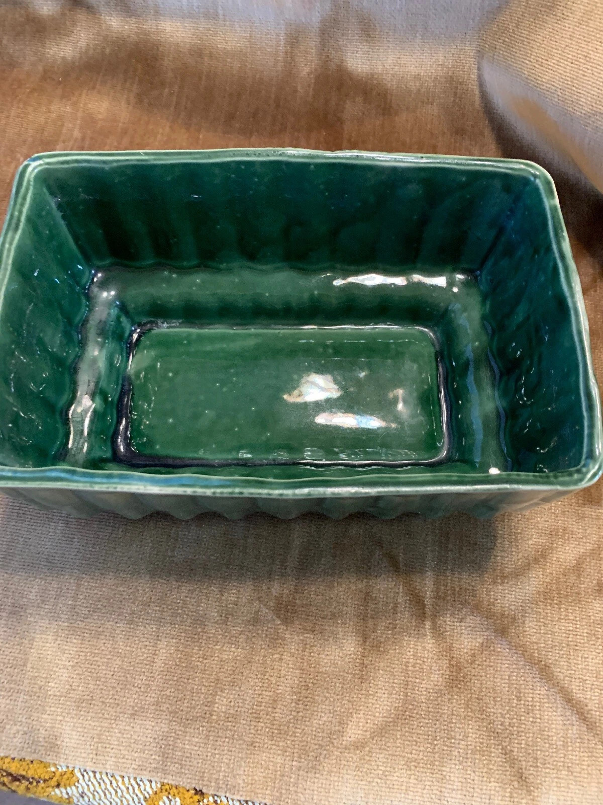 Vintage California Glazed Pottery Mid Century Planter Dark Green CP 338 USA 8.5" | eBay US