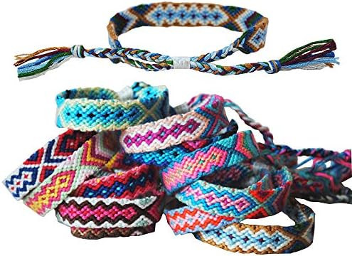 Tangser Nepal Woven Friendship Bracelets with a Sliding Knot Closure for Women, Kids, Girls, VSCO... | Amazon (US)