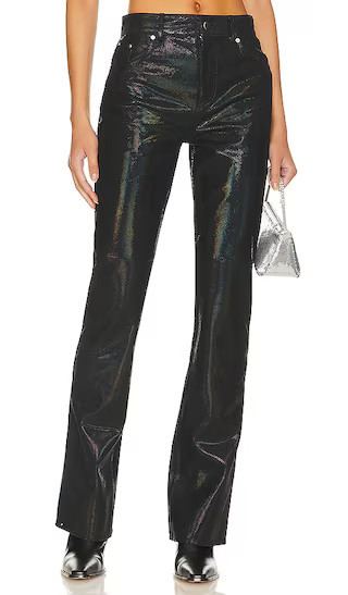 NBD Raquel Leather Pant in Black. - size S | Revolve Clothing (Global)
