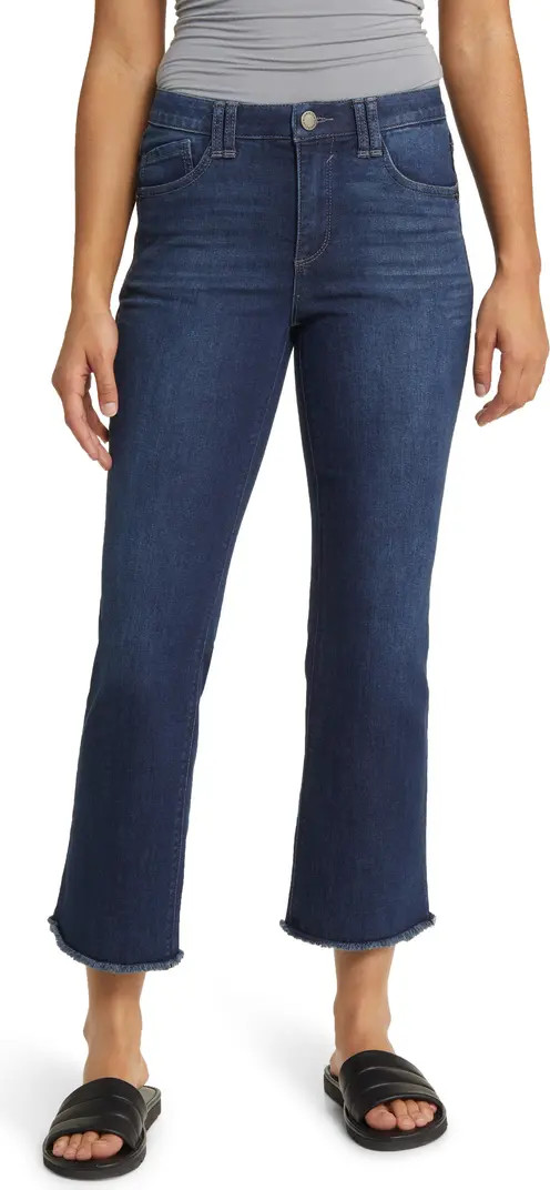 'Ab'Solution High Waist Crop Flare Jeans | Nordstrom