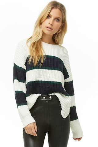 Ribbed Striped Sweater | Forever 21 (US)