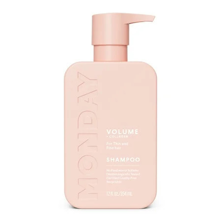 MONDAY Haircare VOLUME Shampoo with Hydrolyzed Collagen & Macadamia Oil for Thin Fine & Flat Hair 354 ml | Walmart (US)
