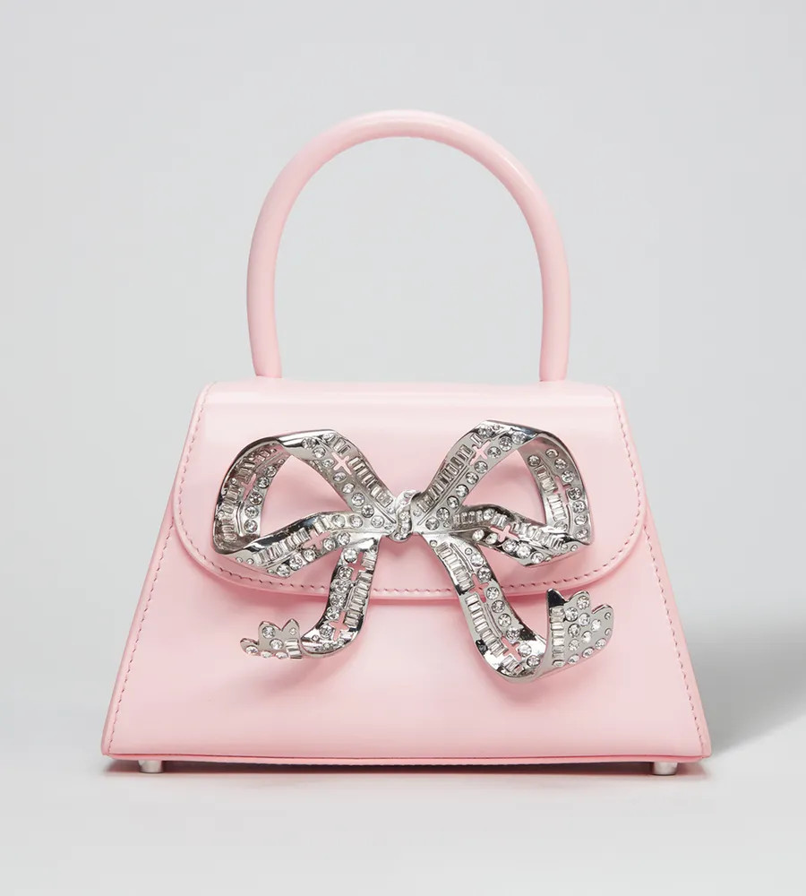 Self-Portrait Women's The Bow Bag Mini - Light Pink | Coggles (Global)