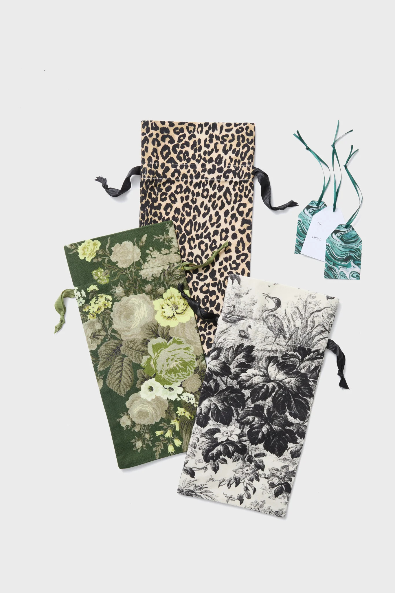 Wine Bags and Gift Tags (Set of 3) | Tuckernuck (US)