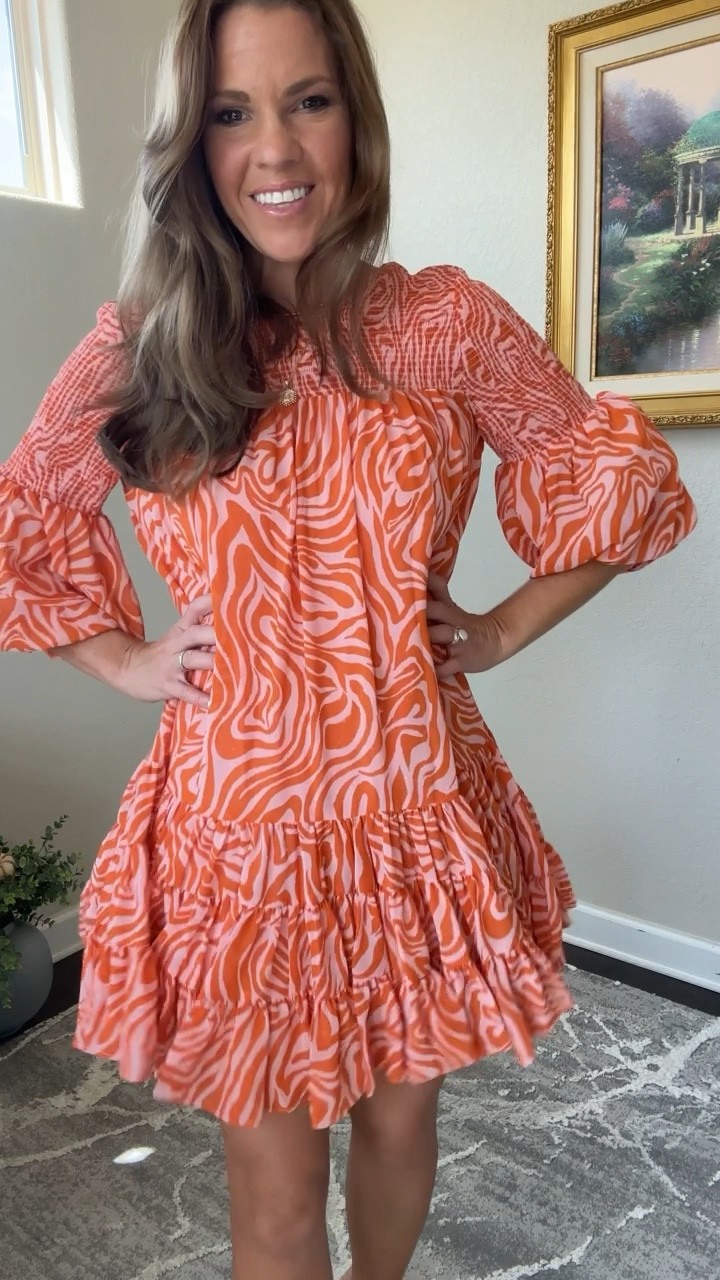 Dress inspiration for an evening out! 

Wearing size small and this fits perfect! 

Orange, balloon sleeve, long sleeve dress, billowed sleeve, fall trends, fall inspo, fall fashion, fall dress, fall outfit, fall looks, wedding, amazon

#LTKwedding #LTKworkwear #LTKVideo