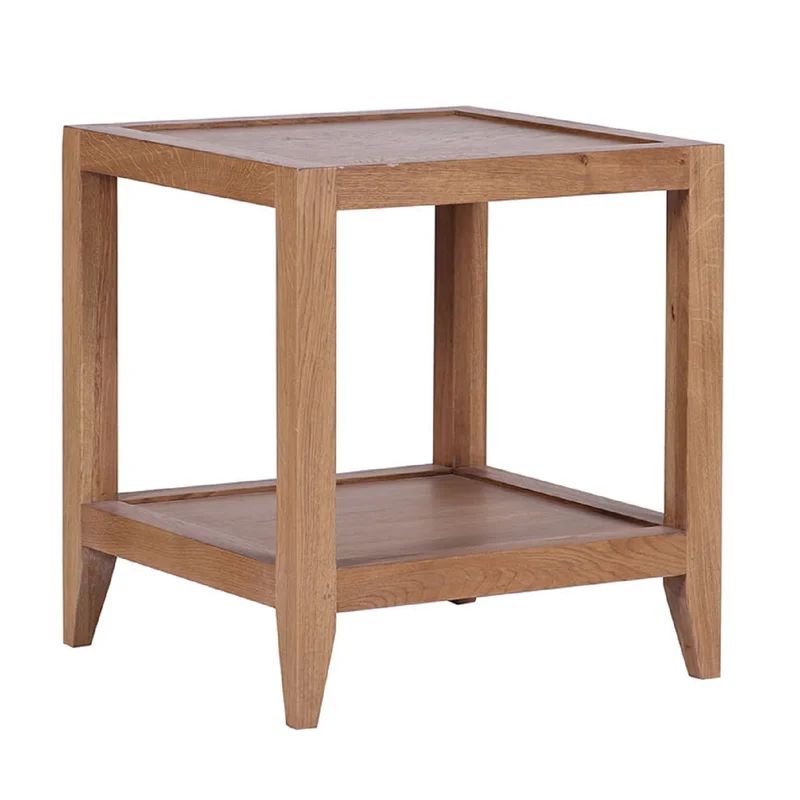 Bevill Solid Wood End Table with Storage | Wayfair North America