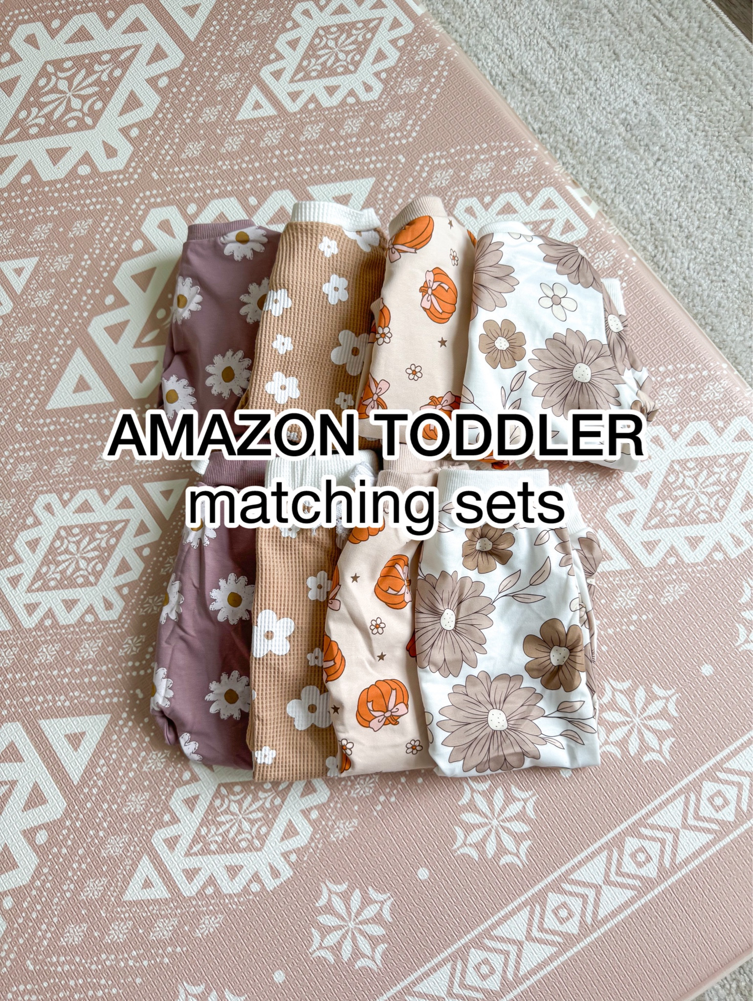 The cutest matching sets for toddlers this fall! Amazon toddler matching sets. 

#LTKKids #LTKFamily #LTKBaby