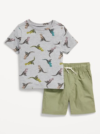 T-Shirt and Pull-On Shorts Set for Toddler Boys | Old Navy (US)
