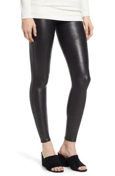 SPANX® Faux Leather Leggings (Regular & Petite) | Nordstrom
