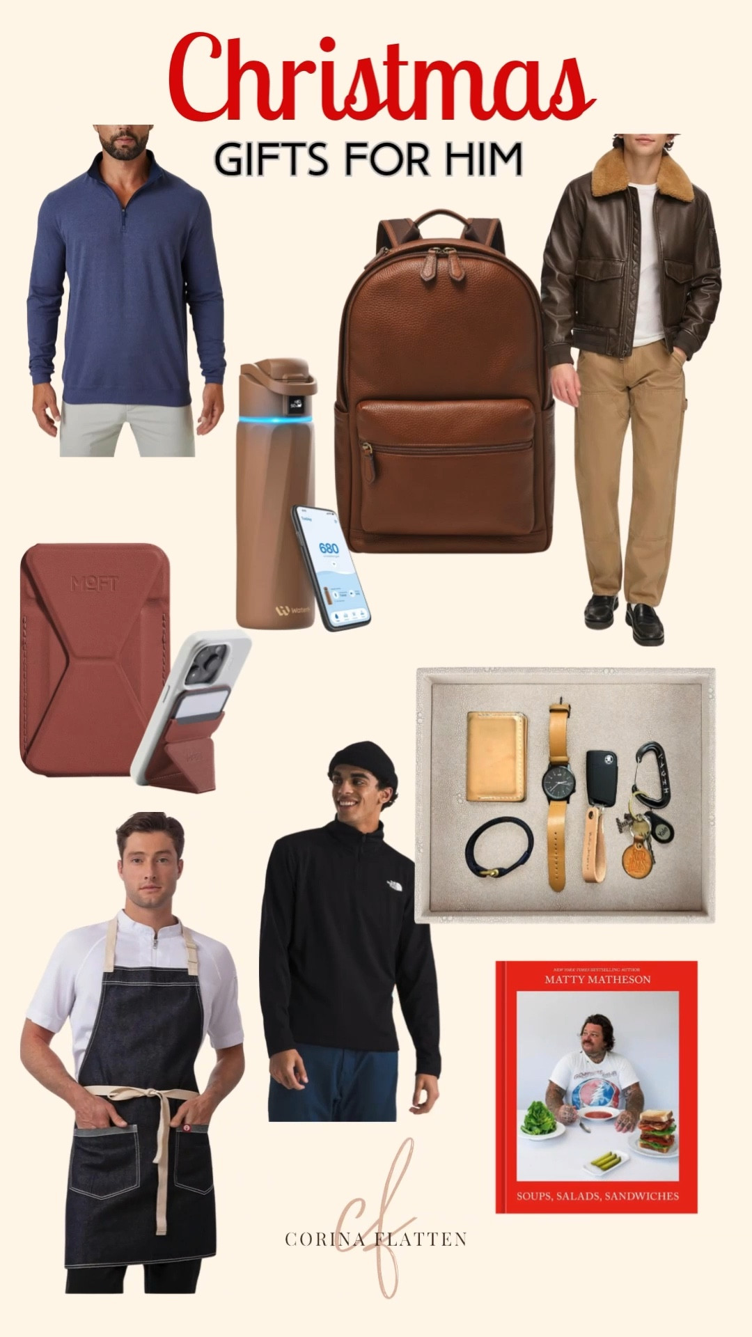 Gifts your guy will love

Wallet, cooking, athleisure, cookbook, pullover; backpack, phone tray, charging stand; accessories tray

#LTKMens #LTKGiftGuide #LTKCyberWeek